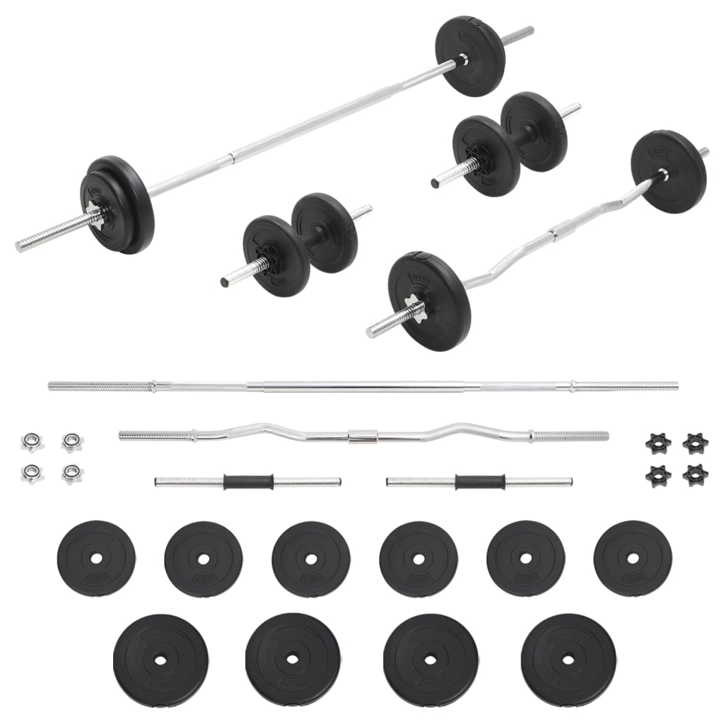 Ensemble d'haltères et de barres Muscle Forge