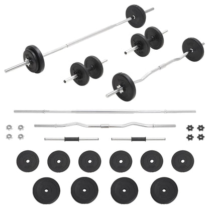Ensemble d'haltères et de barres Muscle Forge