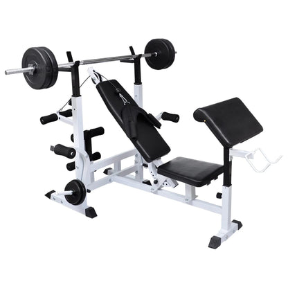 Banc d'entraînement avec support de poids jeu d'haltères Muscle Forge