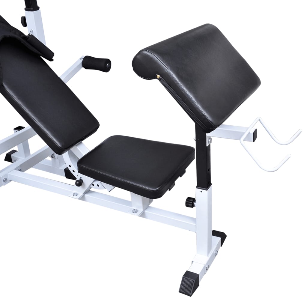 Banc d'entraînement avec support de poids jeu d'haltères Muscle Forge