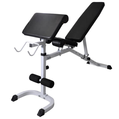 Banc d'entraînement et support de poids jeu d'haltères Muscle Forge