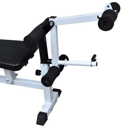Banc d'entraînement avec support de poids jeu d'haltères Muscle Forge
