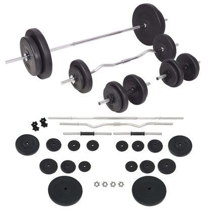 Banc d'entraînement avec support de poids jeu d'haltères Muscle Forge